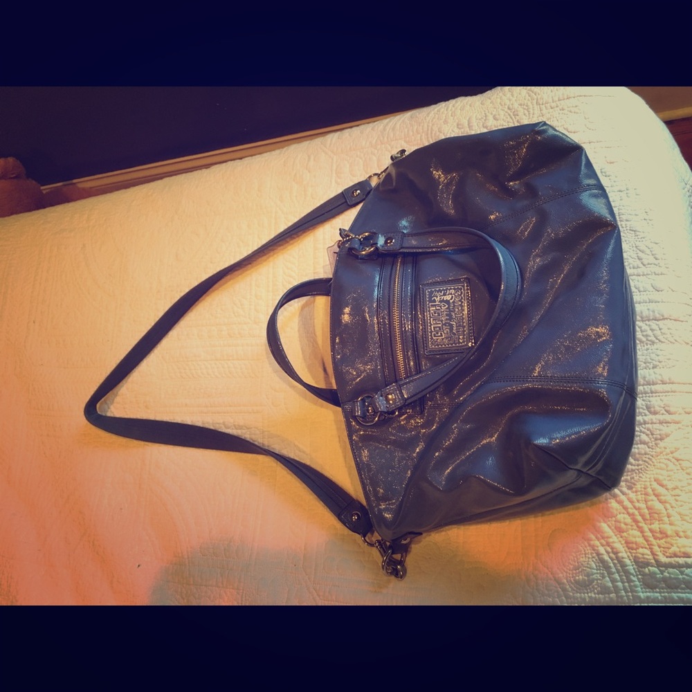 Like New Coach Daisy Liquid Gloss Satchel
